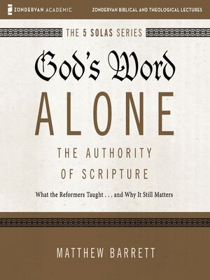 cover image of God's Word Alone